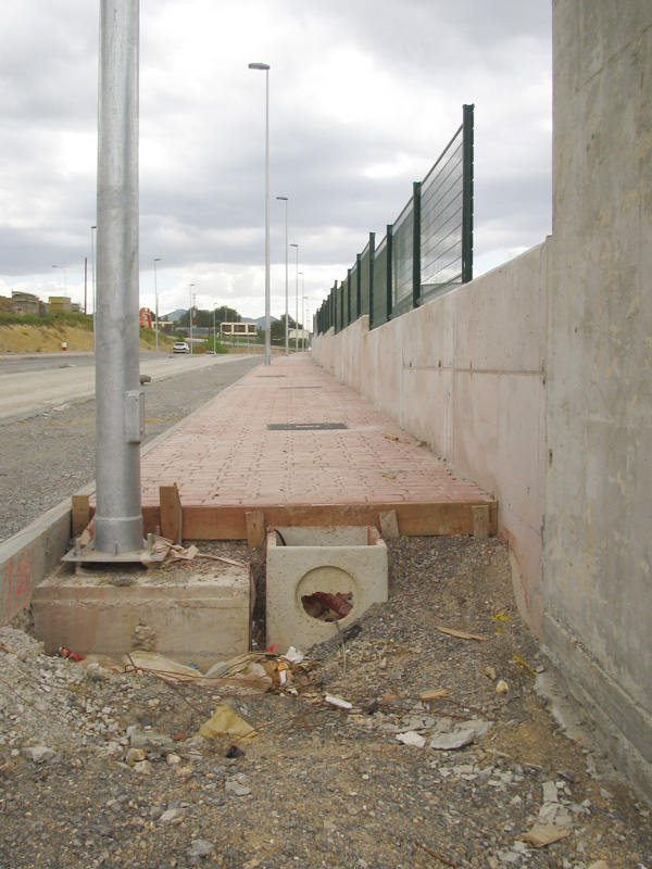 Arquetas de hormigon para alumbrado. Prefabricados Alberdi