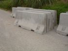 Concrete New Jersey barriers