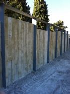 Wood-imitation fencing