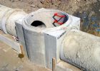 Concrete manhole base 1500